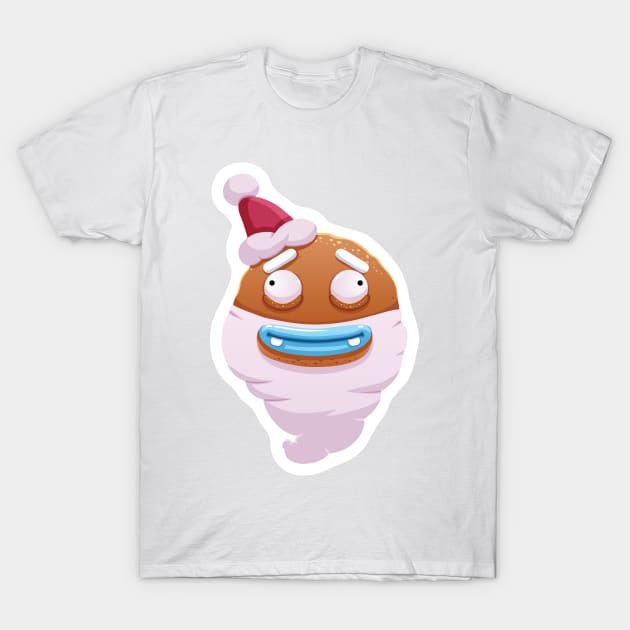 Christmas Sticker, Ginger Man Sticker T-Shirt by Music Lover